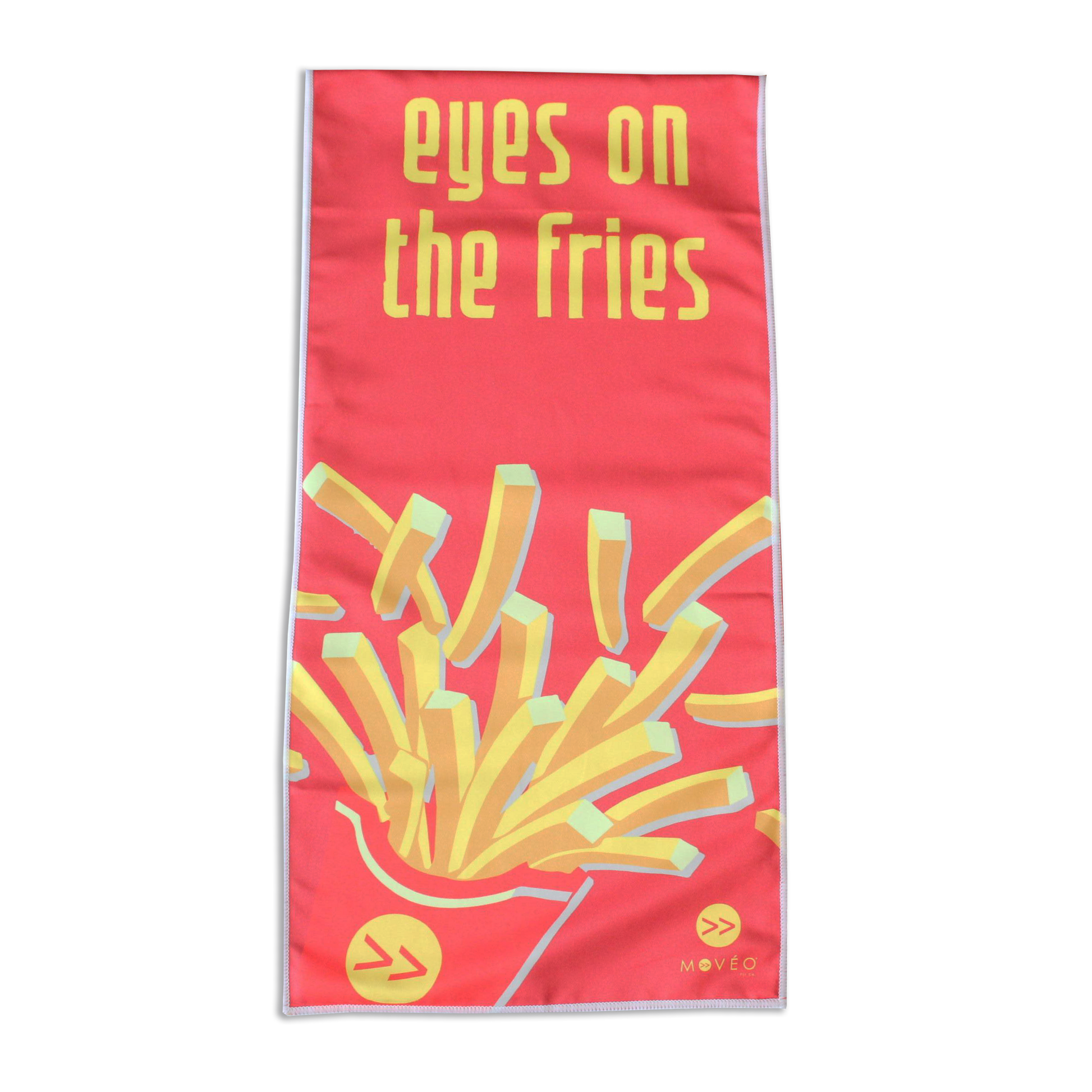 Eyes on the Fries Dual Sided Cooling Towel - Movéo Fit Co