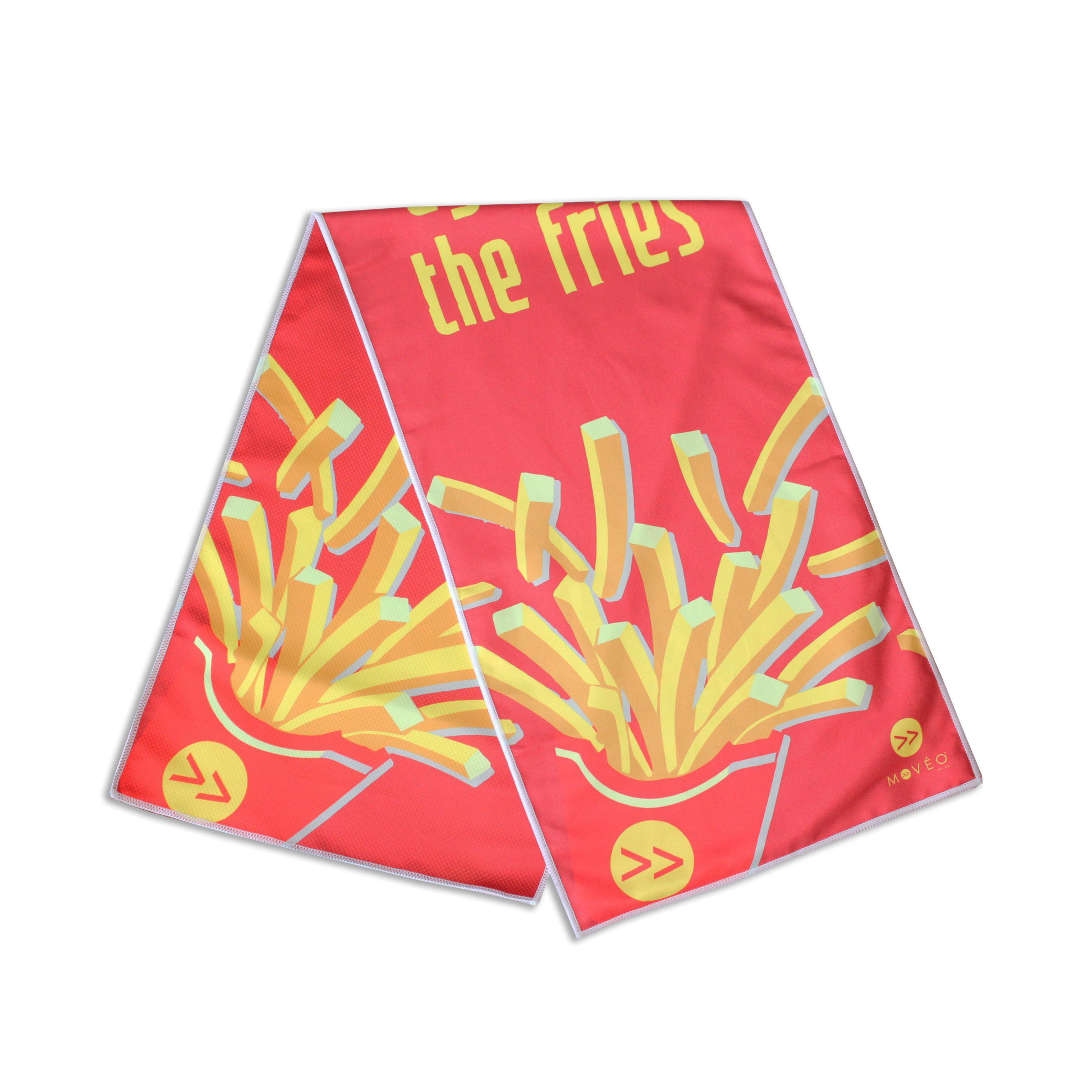 Eyes on the Fries Dual Sided Cooling Towel - Movéo Fit Co