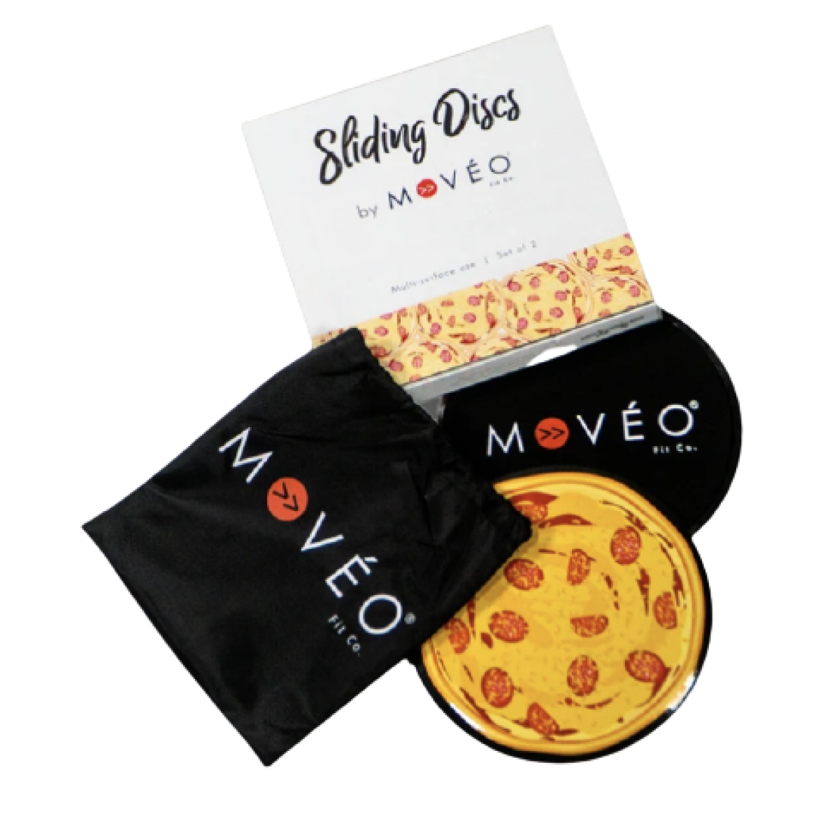 Pizza Dual-Sided Floor Sliding Discs